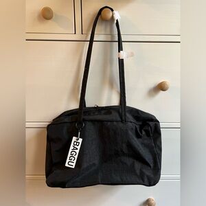 Baggu Black Medium Bowler Bag